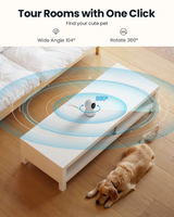 ieGeek SC1 indoor security camera with 360-degree rotation and 104° wide angle