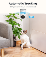 ieGeek SC1 indoor security camera with 360-degree pan and tilt coverage