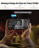 ieGeek SC1 indoor security camera with two-way talk, infrared night vision and noise detection