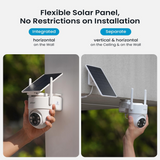 ieGeek_solar_powerd_security_battery_camera_S5_with_flexible_solar_panel_installation