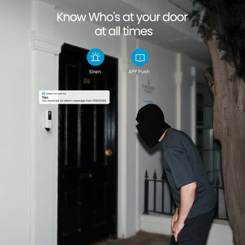 Know who's at your door at all time with ieGeek Bell J10 video doorbell camera