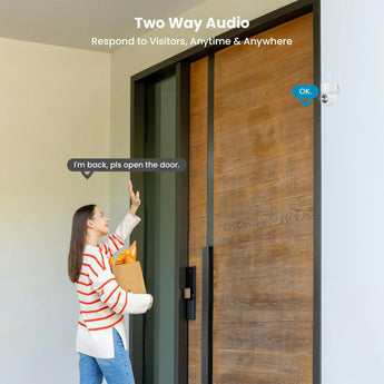 ieGeek DQ201 enables instant two-way conversations with visitors from any location.
