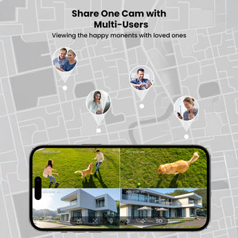 Share ieGeek security camera with multiple users