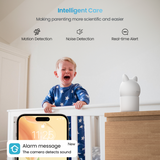 ieGeek Baby 4 video baby monitor with noise detection, motion detection and real-time alert for intelligent care