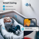 ieGeek Baby 7S video baby monitor with noise detection and movement detection for smart caring