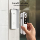 ieGeek Bell J10 doorbell supports 128GB sd card insert and with bracket to protect micro memory card