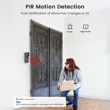 ieGeek Bell J1 doorbell camera with PIR motion detection can push notification of abnormal changes in 3S