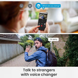 ieGeek Bell J9 Plus with two-way audio supports talk to strangers with voice changer