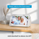 ieGeek Bell J9 Plus works with Alexa and you can add doorbell to Alexa via APP
