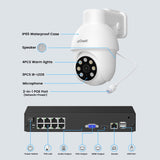 ieGeek IE92 PoE camera system provides comprehensive wired surveillance coverage.