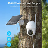 ieGeek S11 4G security camera with 5W solar panel for 100% wireless connection