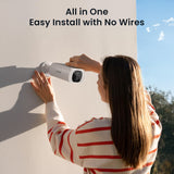 ieGeek S1 Pro solar-powered camera installs in minutes without complicated wiring.