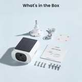 Unboxing the ieGeek S1 Pro camera, displaying the complete set of included components and accessories.