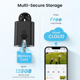 ieGeek S1 battery powerd security camera with 6 Sec free loop storage and support up to 128GB memory card