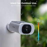 ieGeek S1 battery powerd security camera with embeded solar panel with IP65 weather-resistant is ideal for outdoor use