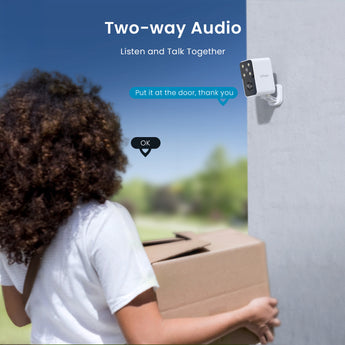 ieGeek S3 battery powerd security camera with two-way audio for listen and talk together