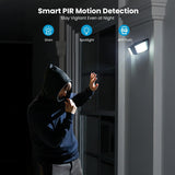 ieGeek S4 outdoor wall light with smart PIR motion detection