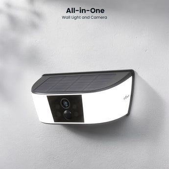 ieGeek S4 solar powered outdoor all-in-one wall light camera