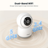 ieGeek SC1 indoor security camera with 2.4/5GHz dual-band WiFi
