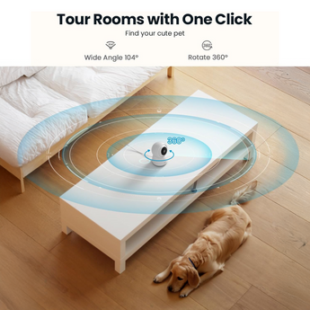 ieGeek SC1 indoor security camera with 360-degree rotation and 104° wide angle