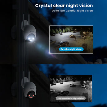 ieGeek ZS-GQ2 spotlight security camera with 2K crystal clear night vision