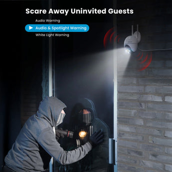 ieGeek ZS-GQ2 spotlight security camera with audio and spotlight warning