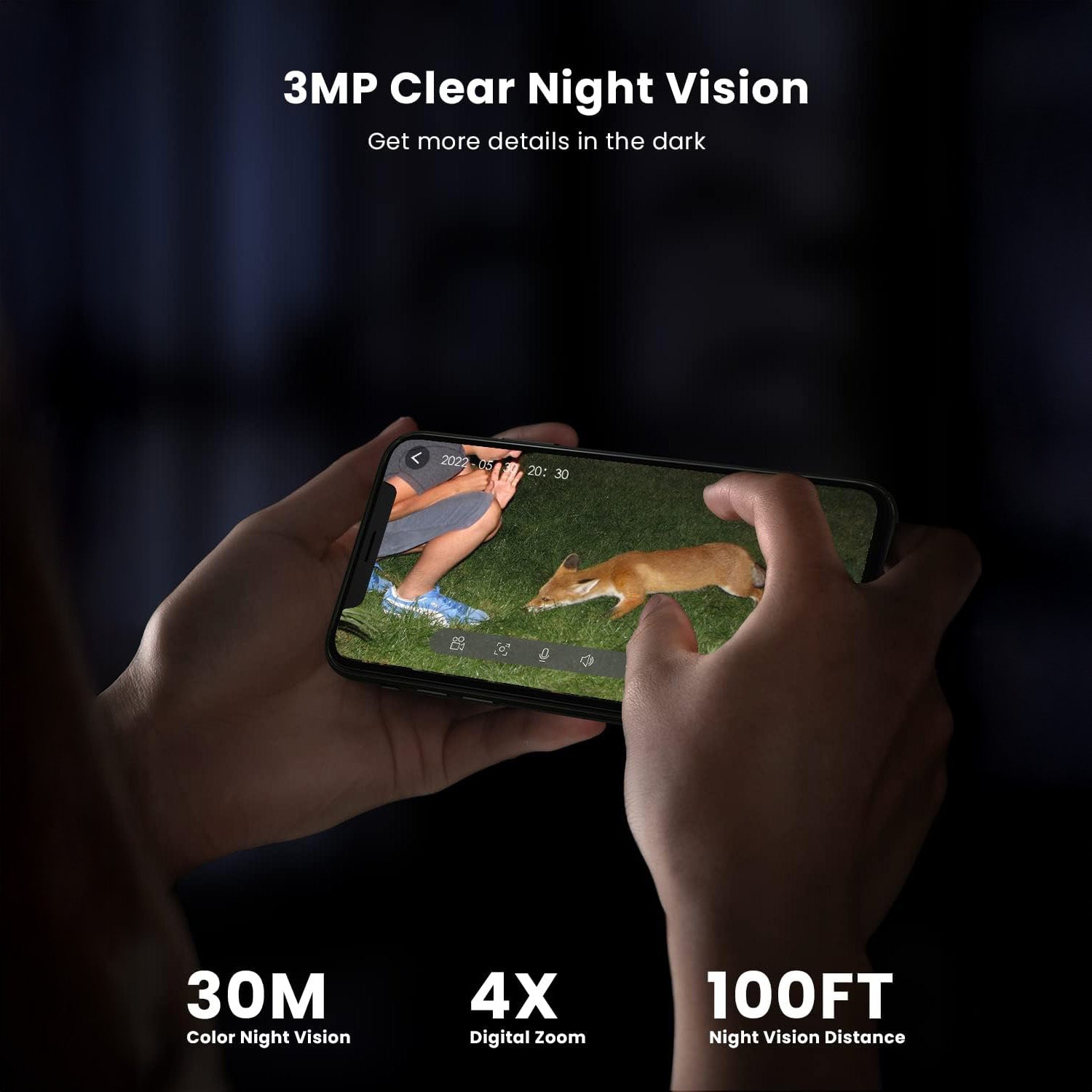 ieGeek ZS-GX1S battery camera with 3MP color night vision