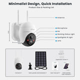 ieGeek ZS-GX4S battery security camera product size and packing list