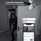 ieGeek ZS-GX7S battery indoor security camera with AI human detection