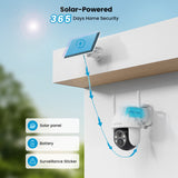 ieGeek ZY-C2 battery surveillance camera with solar-powerd panel