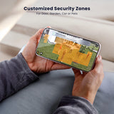 ieGeek ZY-E1 floodlight camera supports zones customization