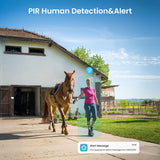 ieGeek ZY-G3 4G security camera with PIR human detection and infos notifications