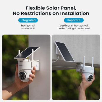 ieGeek_solar_powerd_security_battery_camera_S5_with_flexible_solar_panel_installation