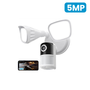 ieGeek white ZY-E2 floodlight camera with 5MP resolution