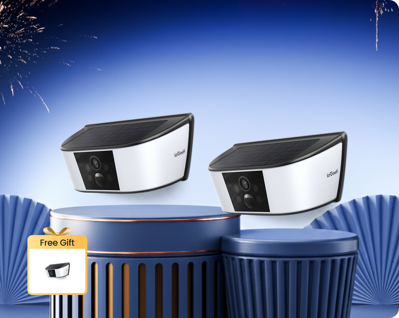 ieGeek Solar Wall Light Camera S4