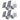 Four white ieGeek solar security cameras named ZX-GX1S with four solar panels